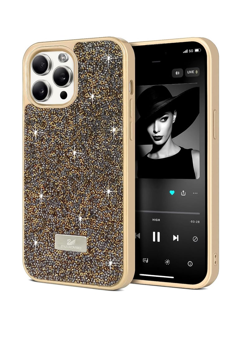Case For iPhone 12 Pro Max Case Glitter, Sparkle Diamond Crystal Bling Case with Bling, Ultra Thin Lightweight Full Body Shockproof Anti-Scratch Protective Cover